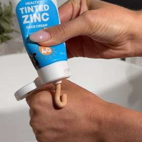 MooGoo Healthy Tinted Zinc SPF 40 Face Cream 50g