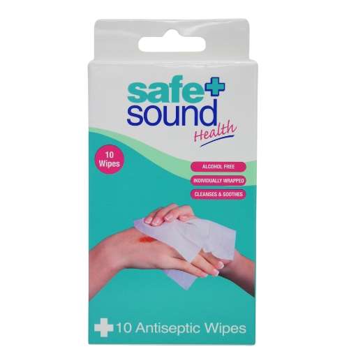 Safe And Sound Antiseptic Wipes 10 (SA4018)