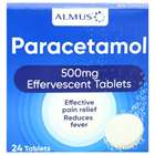 Almus Paracetamol 500mg Effervescent Tablets 24
