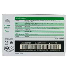 BD Viva Pen Needles 0.23mm (32G) x 4mm x 90