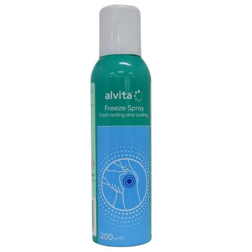 Click to view product details and reviews for Alvita Freeze Spray 200ml.