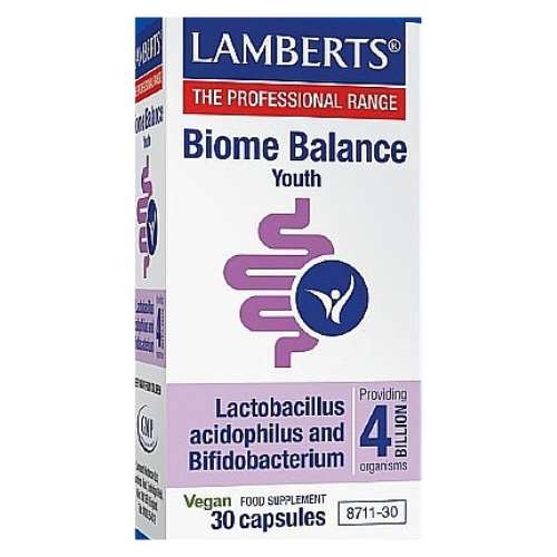 Click to view product details and reviews for Lamberts Biome Balance Youth 30 Capsules. Click to view product details and reviews for Lamberts Biome Balance Youth 30 Capsules.