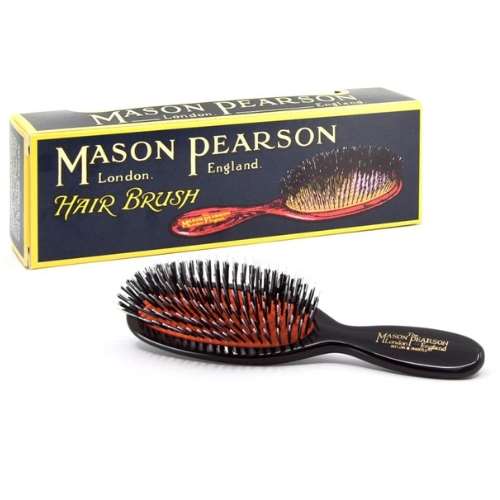 Mason Pearson Pocket Brush Bristle & Nylon Dark Ruby BN4