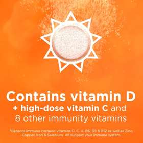 Berocca Immuno Orange Effervescent Tablets 30