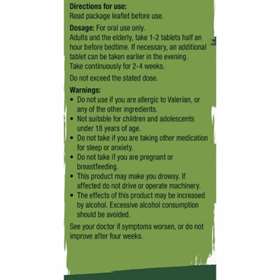 Natures Aid SleepEezy Valerian Tablets 60