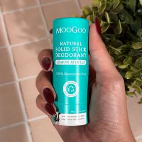 MooGoo Solid Stick Deodorant Lemon Myrtle 65g