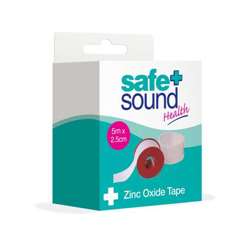 Safe And Sound Zinc Oxide Tape 5m x 2.5cm