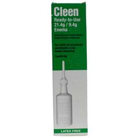 Cleen Ready-To-Use 21.4g/9.4g Enema 133ml