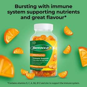 Berocca Immuno Orange 60 Gummies
