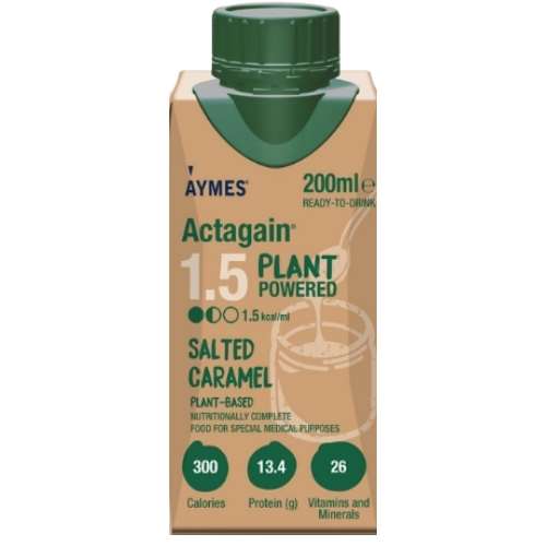 Aymes Actagain 1.5 Plant Powered Salted Caramel 200ml