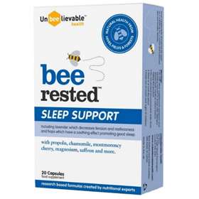 Unbeelievable Bee Rested Sleep Support 20 Capsules