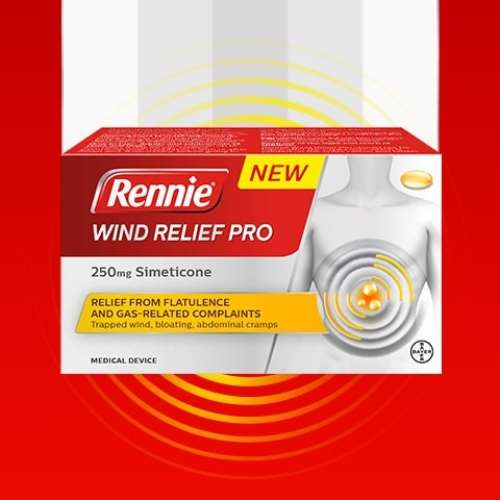 Rennie Wind Relief Pro 50 Soft Gel Capsules - ExpressChemist