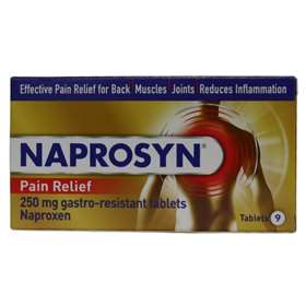 Naprosyn Pain Relief 250mg Naproxen tablets 9