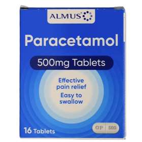 Almus Paracetamol 500mg Tablets 16