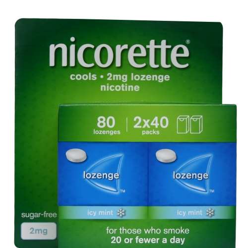 Nicorette Cools Icy Mint 2mg Lozenge 80