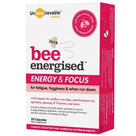 Unbeelievable Bee Energised 20 Capsules