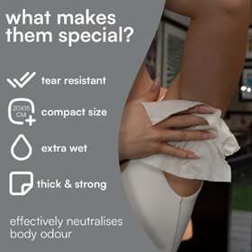 Fresh Mini Antibacterial Unscented Travel Wipes 10