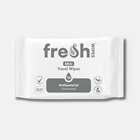 Fresh Mini Antibacterial Unscented Travel Wipes 10