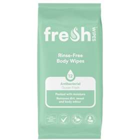 Fresh Rinse-Free Body Wipes Ocean Fresh 12
