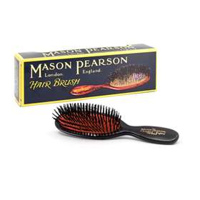 Mason Pearson Pocket Bristle Brush Dark Ruby B4