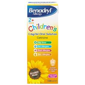 Benadryl Allergy Children's 2+ Years Oral Solution 120ml