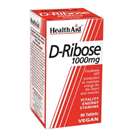 HealthAid D-Ribose 1000mg Tablets 90 Clearance