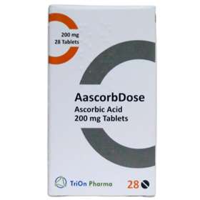 AascorbDose Ascorbic Acid 200mg 28 Tablets
