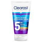 Clearasil Multi-Action 5 in 1 Exfoliating Scrub 150ml Clearance