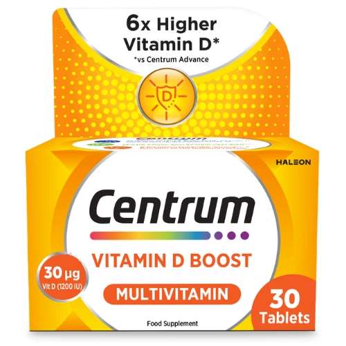 Centrum Vitamin D Boost Multivitamin 30 Tablets