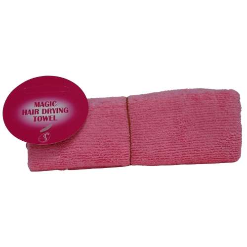 Click to view product details and reviews for Serenade Magic Hair Drying Towel Pink.