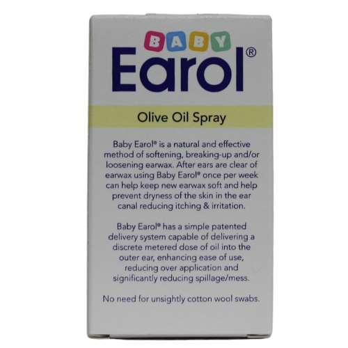 Click to view product details and reviews for Baby Earol Olive Oil Spray 10ml. Click to view product details and reviews for Baby Earol Olive Oil Spray 10ml.
