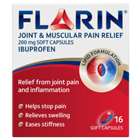 Flarin Joint & Muscular Pain Relief 200mg Soft Capsules 16