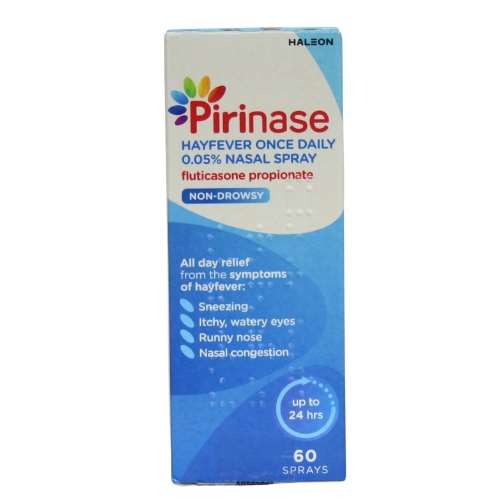 Click to view product details and reviews for Pirinase Hayfever Once Daily Nasal Spray 60 Sprays.