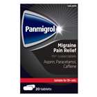 Panmigrol Migraine Pain Relief 20 Tablets