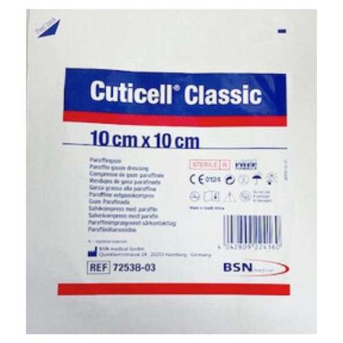 Click to view product details and reviews for Cuticell Classic 10cm X 10cm Single Dressing Clearance.