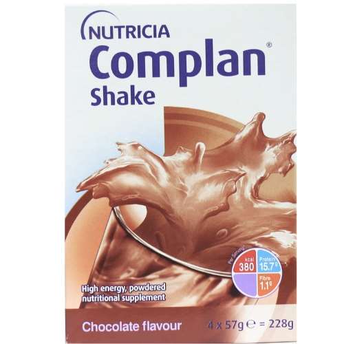 Click to view product details and reviews for Nutricia Complan Shake Chocolate 4x57g Sachets.