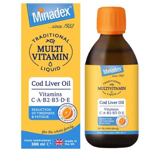 Click to view product details and reviews for Minadex Multivitamin Liquid 300ml.
