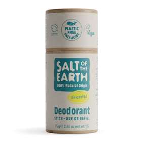 Salt Of The Earth Natural Refill Deodorant Stick Unscented 75g