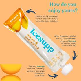 Icesupp Mango & Passionfruit Food Supplement 100g