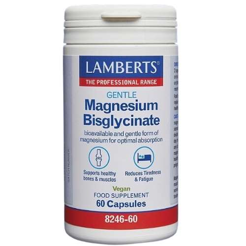 Click to view product details and reviews for Lamberts Gentle Magnesium Bisglycinate 60 Capsules.