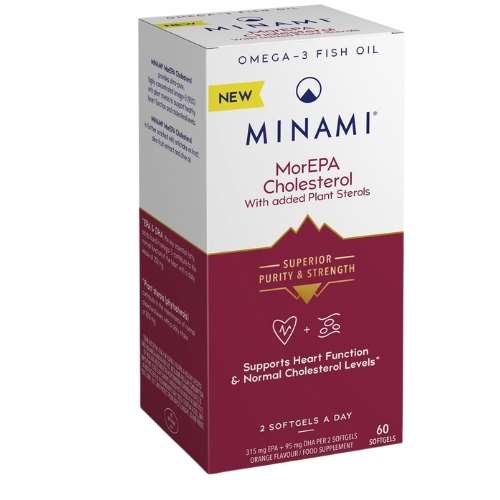 Minami MorEPA Cholesterol with added Plant Sterols 60 Softgels