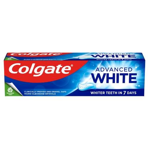 Click to view product details and reviews for Colgate Advanced White Toothpaste 75ml.