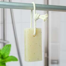 Friendly Soap Natural Soap on a Rope Fresh Peppermint & Poppy Seeds 125g