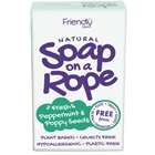 Friendly Soap Natural Soap on a Rope Fresh Peppermint & Poppy Seeds 125g