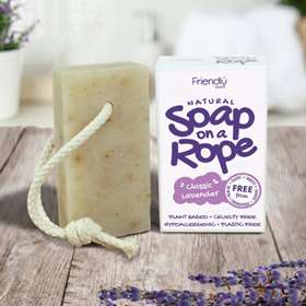 Friendly Soap Natural Soap on a Rope Classic Lavender 125g