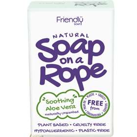 Friendly Soap Natural Soap on a Rope Soothing Aloe Vera 125g