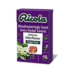 Ricola Swiss Herbal Elderflower Sweets 45g  Clearance Expiry 30/06/26