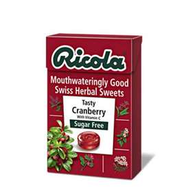 Ricola Swiss Herbal Cranberry Sweet 45g Clearance Expiry 30-06-2026