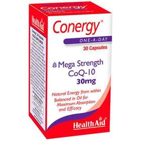 HealthAid Conergy CoQ10 30mg 30 Capsules  Clearance