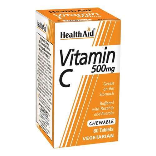 HealthAid Vitamin C 500mg 60 tablets Clearance
